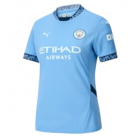 Echipament fotbal Manchester City Tricou Acasa 2024-25 pentru femei maneca scurta